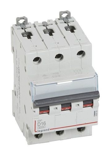Автоматический выключатель Legrand DX³ 3P 16А (D) 10кА