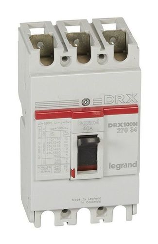 Силовой автомат Legrand DRX 125, термомагнитный, 20кА, 3P, 40А