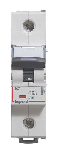 Автоматический выключатель Legrand DX³ 1P 63А (C) 50кА