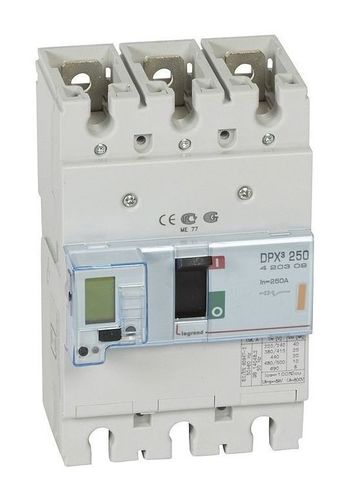 Силовой автомат Legrand DPX³ 250А, электронный, 25кА, 3P, 250А, 420309