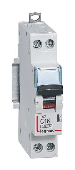 Автоматический выключатель DX³ 2P 16А (C) 10кА