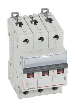 Автоматический выключатель DX³ 3P 40А (D) 10кА