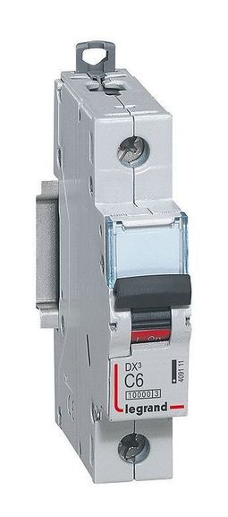 Автоматический выключатель DX³ 1P 6А (C) 16кА