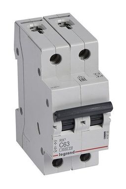 Автоматический выключатель RX3 2P 63А (C) 4.5кА