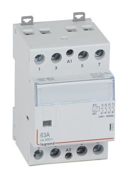 Модульный контактор CX³ 4P 63А 400/230В AC