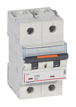 Автоматический выключатель DX³ 2P 63А (C) 25кА
