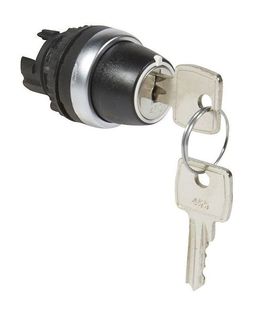 Переключатель с ключом № 455 - Osmoz - для комплектации - без подсветки - IP 66 - 2 положения с фикс