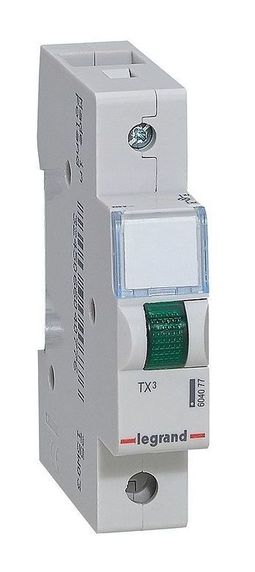 Моноблочный индикатор - 1 лампа - зеленая - 1 модуль