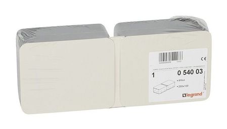 Монтажная коробка для выдвижного розеточного блока - 8 модулей - металл