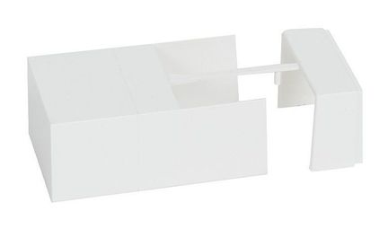 Торцевая заглушка//внутренний или внешний угол//накладка на стык - для мини-каналов Metra - 60x40