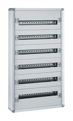 Распределительный шкаф с металлическим корпусом XL³ 160 - для модульного оборудования - 6 реек - 105