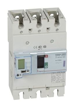 Силовой автомат DPX³ 250А, электронный, 50кА, 3P, 100А, 420365