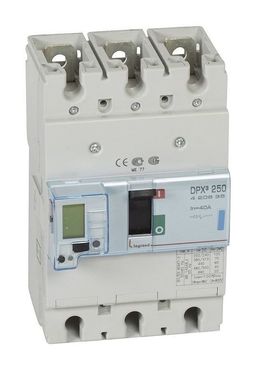 Силовой автомат DPX³ 250А, электронный, 70кА, 3P, 40А, 420635